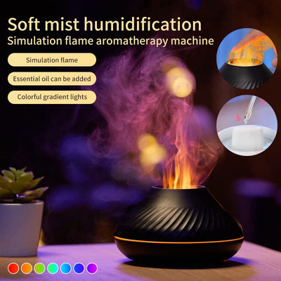 New Volcanic Flame Aroma Diffuser By Lorada